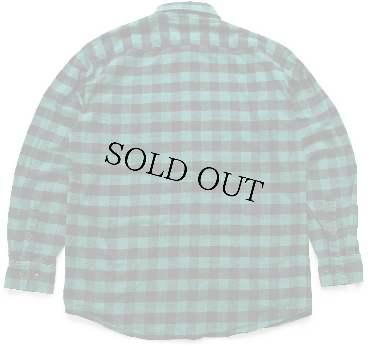 画像2: USA製 The Vermont Flannel Co. バッファローチェック コットン フランネルシャツ 緑×黒 L (2)