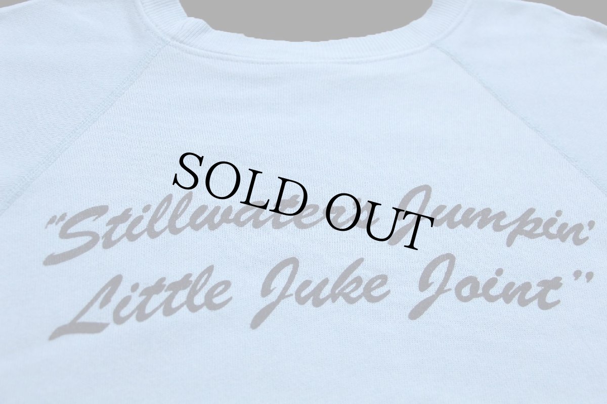 画像4: 80s USA製 Hanes ESKIMO JOE'S STILLWATER,OK. 両面プリント スウェット 水色 L (4)