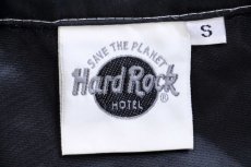 画像4: 90s Hard Rock HOTEL ハードロック ホテル LAS VEGAS チェッカーフラッグ 刺繍 チンスト付き ナイロン レーシングジャケット 黒 S (4)