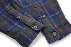 画像6: 90s ポロ ラルフローレン タータンチャック コットン フランネルシャツ XL (6)