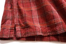 画像5: 90s L.L.Bean チェック 織り柄 コットンシャツ L★インド綿 (5)