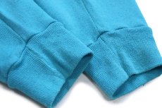 画像6: 80s USA製 YOU CANNOT TAME WHAT IS MEANT TO BE WILD メッセージ イラスト 両面プリント スウェット 水色 L (6)