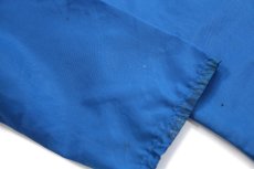 画像6: 80s camaro カマロ パッチ付き スタンドカラー ナイロン レーシングジャケット 青 (6)