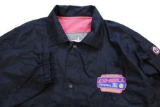 画像3: 90s O'NEILLオニール 刺繍 ナイロンジャケット 黒×ピンク (3)