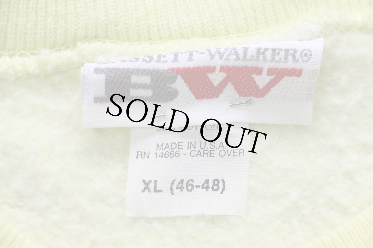 画像4: 80s USA製 EAGLES People Helping People スウェット 薄黄 XL (4)