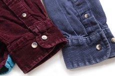 画像5: 90s Ash Creek TRADING クレイジーパターン ボタンダウン コーデュロイシャツ (5)