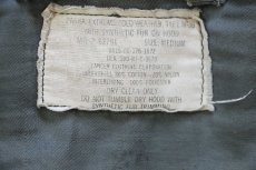 画像4: 80s 米軍 USAF N-3B フライトジャケット セージグリーン M (4)