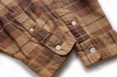 画像5: 00s ポロ ラルフローレン LOWELL SPORT チェック コットン ライトネルシャツ L (5)