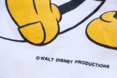 画像4: 80s USA製 Disneyディズニー ミッキー マウス スウェット 白 L★RUSSELLラッセル (4)
