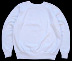 画像2: 80s USA製 Pannill BY Hanes ミッキー マウス ハンドペイント アート スウェット 白 L (2)