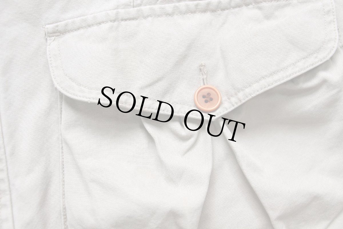 画像6: 90s GAPギャップ チンスト付き コットン サファリジャケット ベージュ (6)