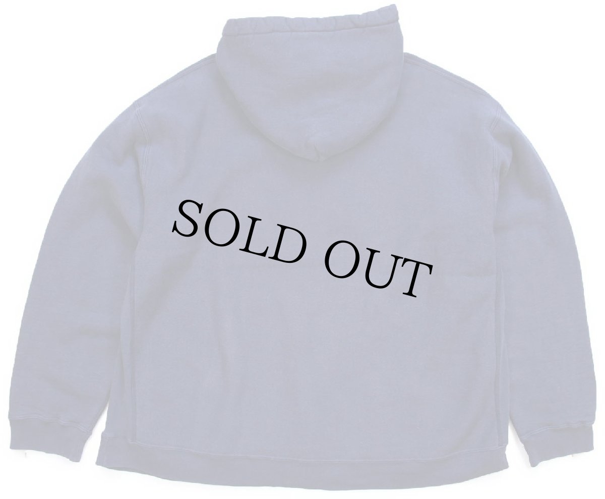 画像2: 90s USA製 BELLSOUTH CWA 刺繍 ハーフジップ リバースウィーブ スウェットパーカー 紺★フーディー (2)