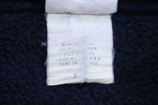 画像5: 90s USA製 BELLSOUTH CWA 刺繍 ハーフジップ リバースウィーブ スウェットパーカー 紺★フーディー (5)