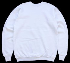 画像2: 90s USA製 MCI Santa Knows A Great Deal When He Sees One. サンタクロース 蛍光プリント スウェット 白 XL (2)