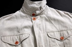 画像3: 90s GAPギャップ チンスト付き コットン サファリジャケット ベージュ (3)