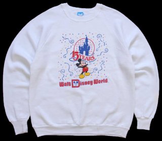 80s USA製 Disneyディズニー ミッキー マウス スウェット 杢グレー XL