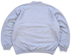 画像2: 90s USA製 The Cotton Exchange ITHACA COLLEGE ALUMNI 刺繍 スウェット 杢グレー L (2)