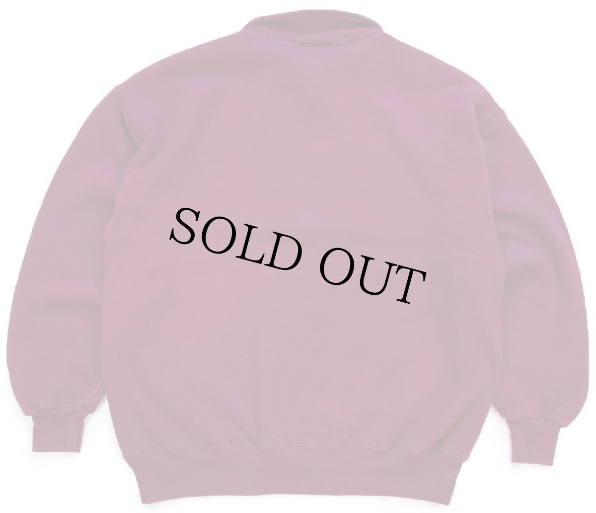 画像2: 90s synopsys BEAVERTON 刺繍 襟付き ハーフジップ スウェット ワインレッド XL (2)