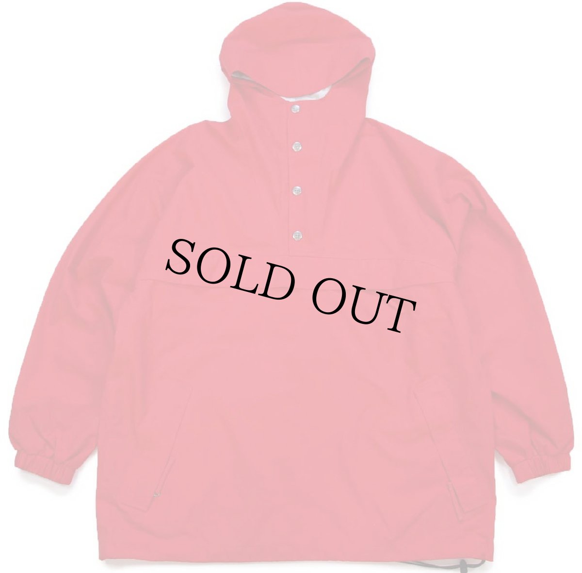 画像1: 90s Woolrichウールリッチ GORE-TEXゴアテックス ナイロン アノラックパーカー 赤 L (1)