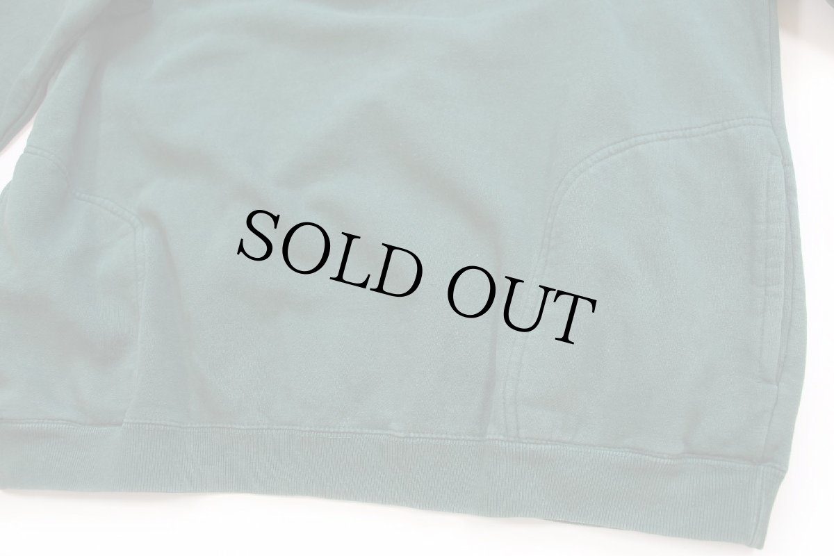 画像5: 90s GAPギャップ 無地 ハイネック ハーフジップ スウェット 緑 L★ブランク (5)