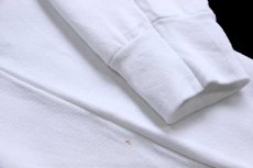 画像6: 90s USA製 手書き メッセージ スウェット 白 XL (6)