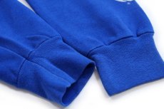 画像6: 80s USA製 シャチ アート Sea World 袖プリント スウェット 青 L (6)