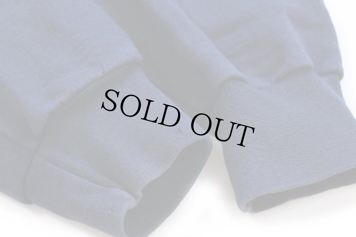 画像6: 00s メキシコ製 RUSSELLラッセル 無地 スウェットパーカー 紺 フェード XL★フーディー ブランク (6)