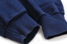 画像6: 00s メキシコ製 RUSSELLラッセル 無地 スウェットパーカー 紺 フェード XL★フーディー ブランク (6)