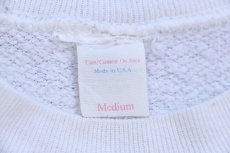 画像4: 80s USA製 BEARY CHRISTMAS テディベア スウェット 白 M (4)