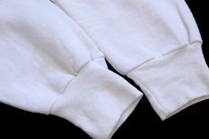 画像6: 80s USA製 WEST MECKLENBURG INDIANS WRESTLERETTES 矢じり ペンキ飛び スウェット 白 L★RUSSELLラッセル (6)