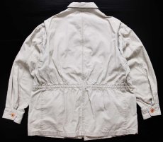 画像2: 90s GAPギャップ チンスト付き コットン サファリジャケット ベージュ (2)
