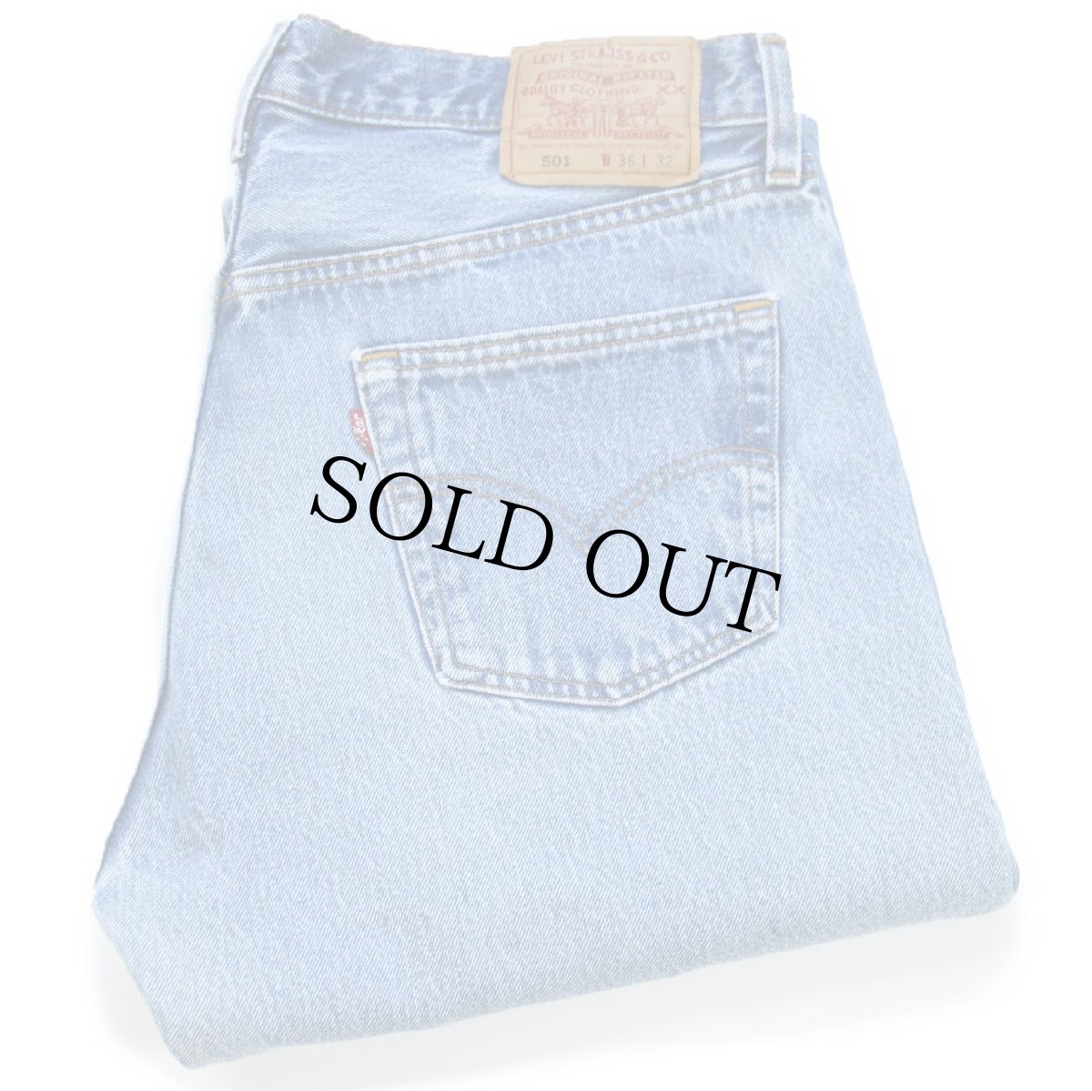 画像1: 90s USA製 Levi'sリーバイス 501 デニムパンツ W36 L32★212 (1)