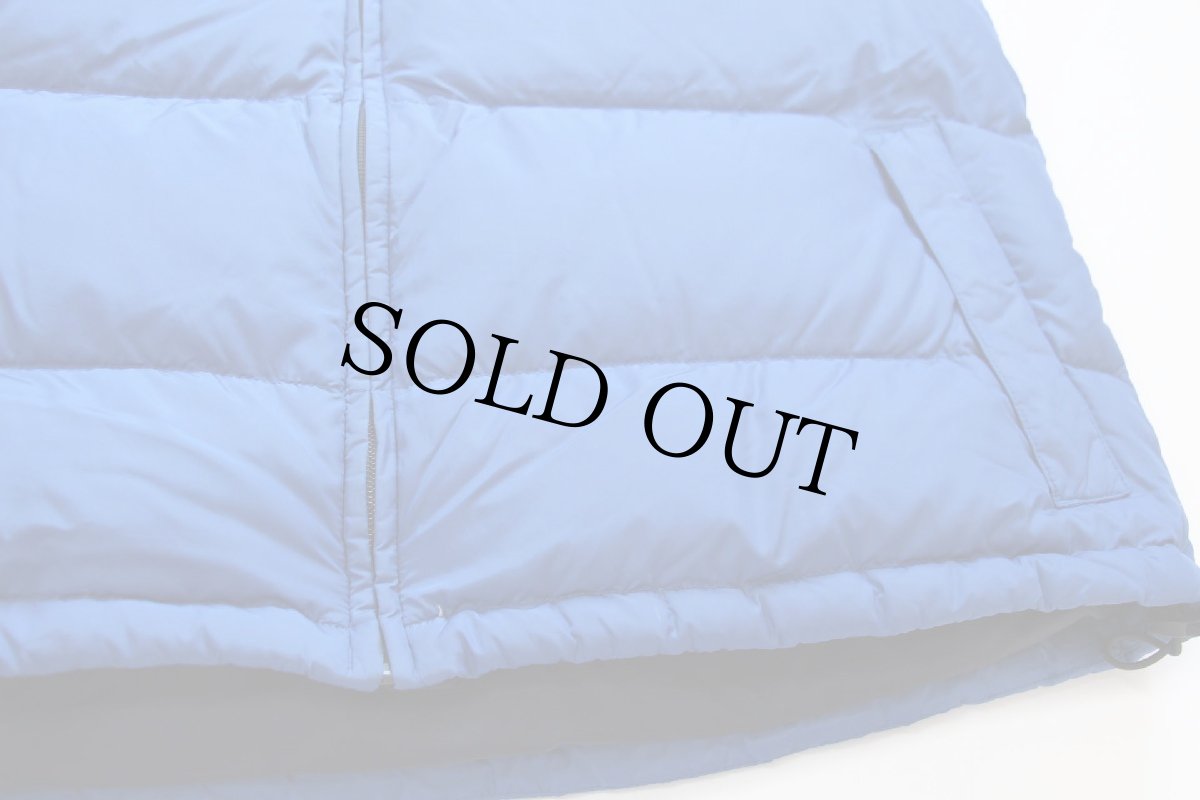 画像6: 00s EddieBauerエディーバウアー ツートン 切り替え ナイロン ダウンベスト 青×紺 XL-T (6)