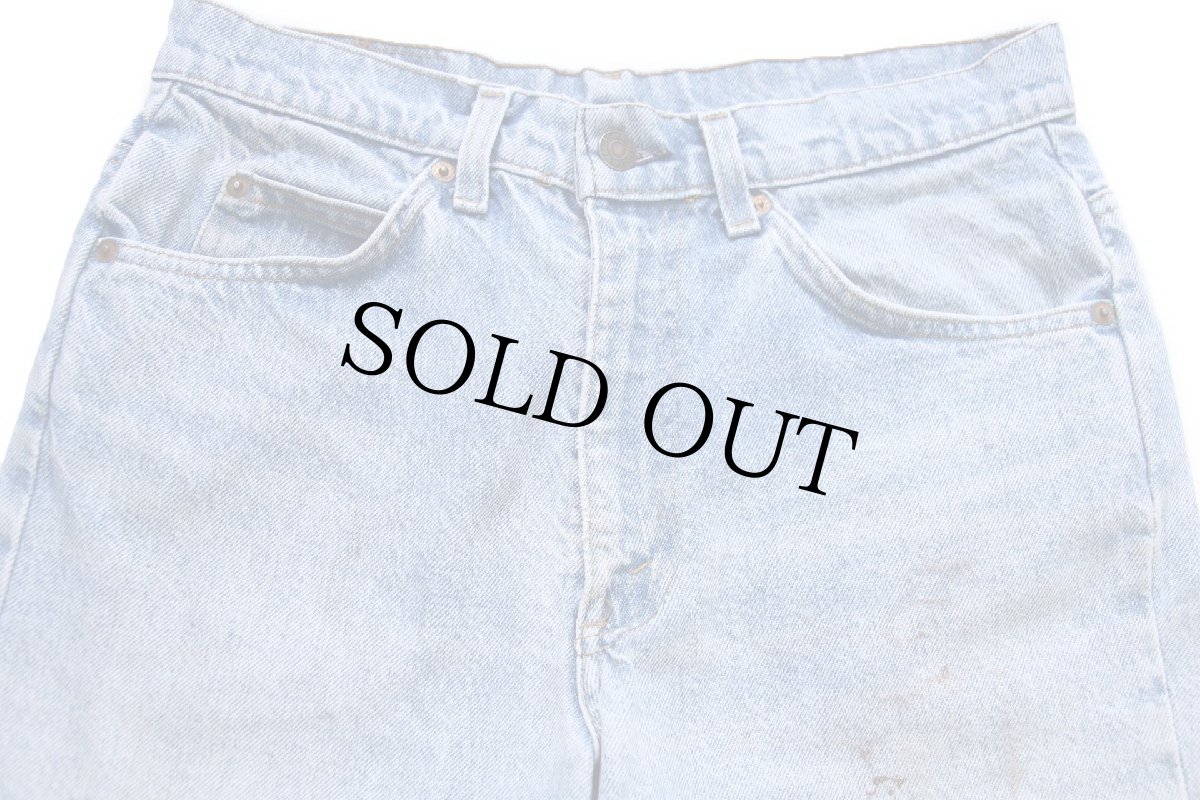画像4: 80s USA製 Levi'sリーバイス 517 ペンキ飛び デニムパンツ W31 L34★113 ブーツカット (4)