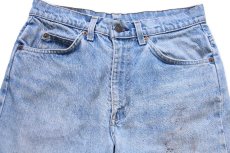 画像4: 80s USA製 Levi'sリーバイス 517 ペンキ飛び デニムパンツ W31 L34★113 ブーツカット (4)