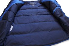 画像5: 00s EddieBauerエディーバウアー ツートン 切り替え ナイロン ダウンベスト 青×紺 XL-T (5)