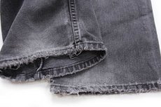 画像10: 00s USA製 Levi'sリーバイス 505 ブラック デニムパンツ フェード W42 L30 (10)