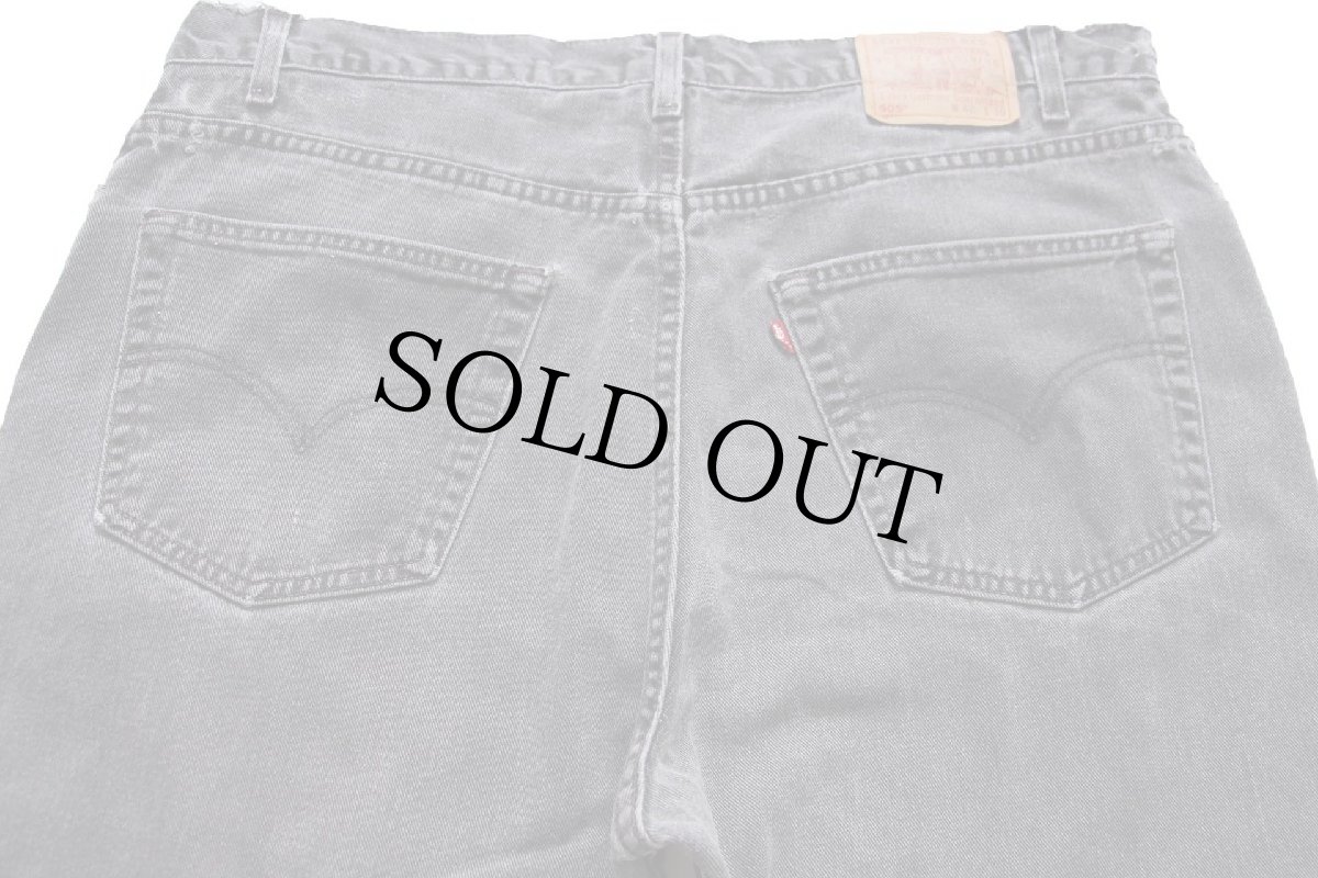 画像5: 00s USA製 Levi'sリーバイス 505 ブラック デニムパンツ フェード W42 L30 (5)