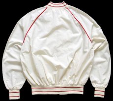 画像2: 80s USA製 King Louieキングルイ DEKALB チキン ロゴ刺繍 ジャケット アイボリー L (2)