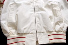 画像5: 80s USA製 King Louieキングルイ DEKALB チキン ロゴ刺繍 ジャケット アイボリー L (5)