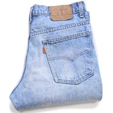 画像1: 80s USA製 Levi'sリーバイス 517 ペンキ飛び デニムパンツ W31 L34★113 ブーツカット (1)