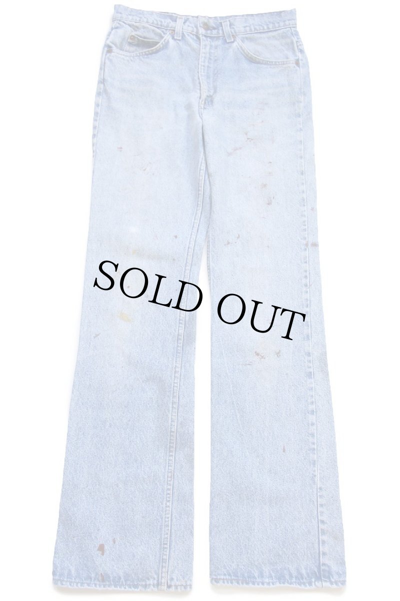 画像2: 80s USA製 Levi'sリーバイス 517 ペンキ飛び デニムパンツ W31 L34★113 ブーツカット (2)