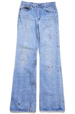 画像2: 80s USA製 Levi'sリーバイス 517 ペンキ飛び デニムパンツ W31 L34★113 ブーツカット (2)