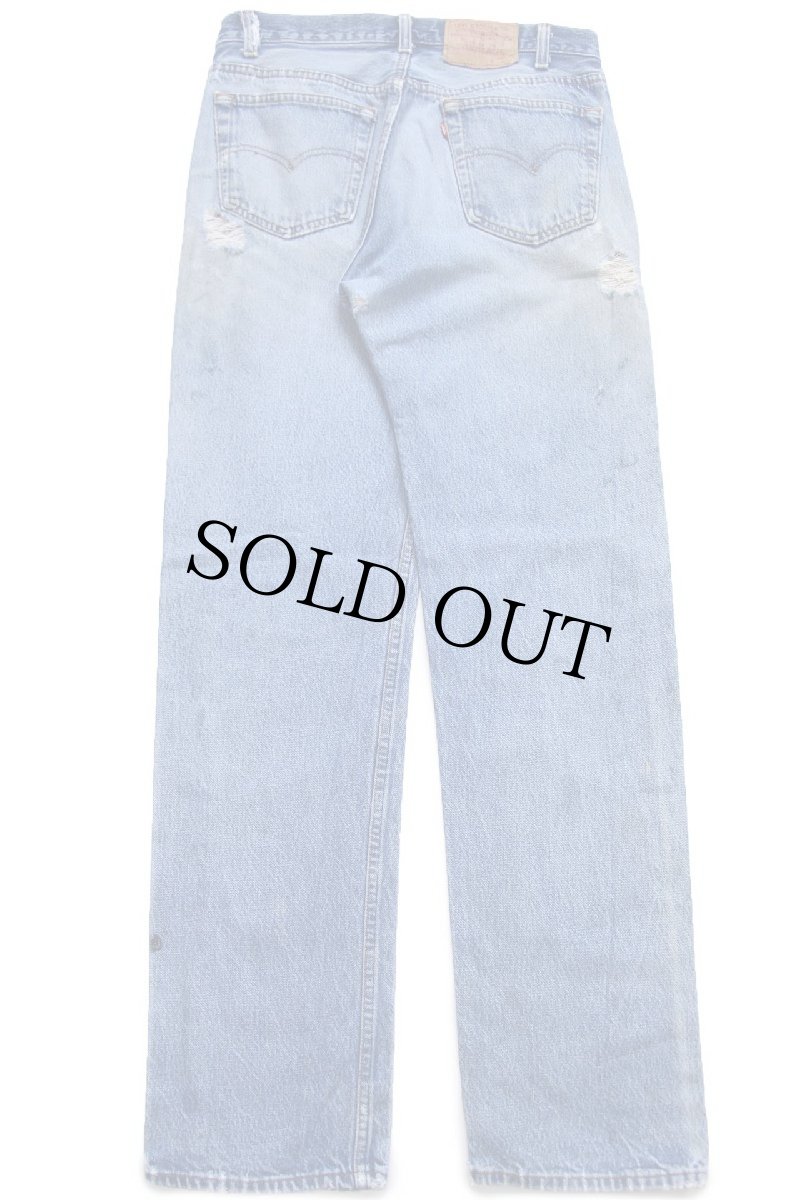画像3: 80s USA製 Levi'sリーバイス 501 ダメージ&ペンキ飛び デニムパンツ W33 L34 (3)