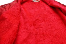 画像6: 70s USA製 Swingster Coors パッチ付き スタンドカラー ボアライナー ナイロン レーシングジャケット 赤 L (6)