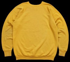 画像2: 80s USA製 Extinction Is Forever Florida's Manatee マナティ アート スウェット 濃黄 XL (2)