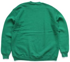 画像2: 80s USA製 RUSSELLラッセル ROLLA 80TH ANNUAL 1988 ST.PAT'S クローバー 前V スウェット 緑 XL (2)