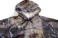 画像3: RUSSELL OUTDOORS ラッセル FFA KENTUCKY LOGAN COUNTY ロゴ 両面プリント リアルツリーカモ スウェットパーカー L★フーディー (3)