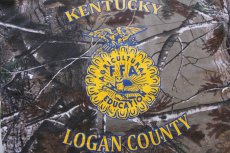 画像4: RUSSELL OUTDOORS ラッセル FFA KENTUCKY LOGAN COUNTY ロゴ 両面プリント リアルツリーカモ スウェットパーカー L★フーディー (4)
