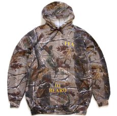 画像1: RUSSELL OUTDOORS ラッセル FFA KENTUCKY LOGAN COUNTY ロゴ 両面プリント リアルツリーカモ スウェットパーカー L★フーディー (1)